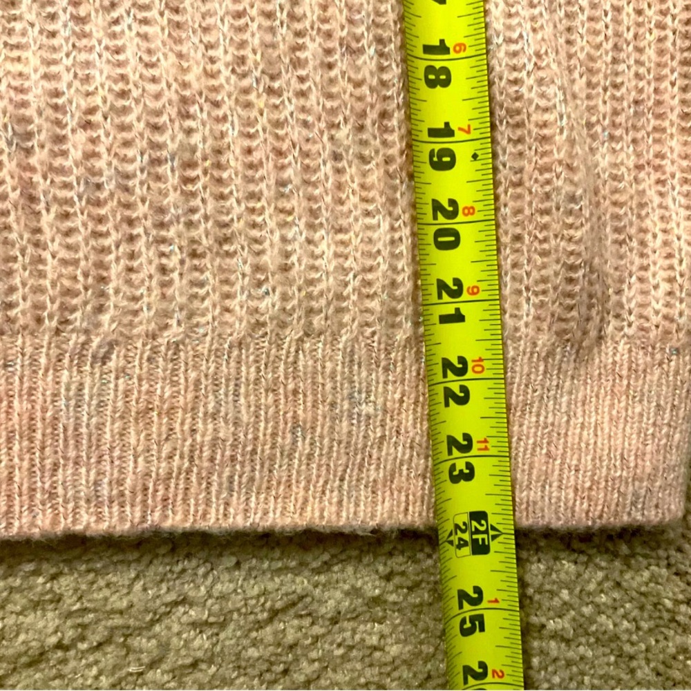 INC Cold Shoulder Sweater Pink Shimmer XL - Picture 5 of 6